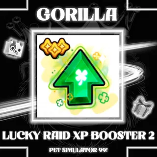 10x Lucky Raid Xp Booster 2