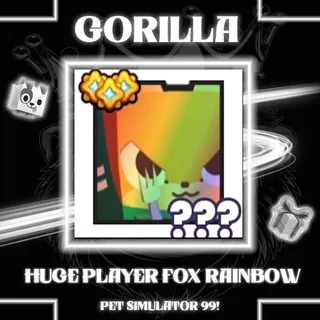 40x HUGE PLAYER FOX RAINBOW