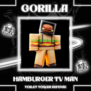 Hamburger TV Man