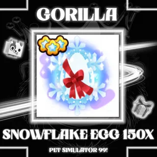 EXCLUSIVE SNOWFLAKE EGG