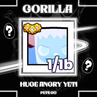 HUGE ANGRY YETI PETS GO