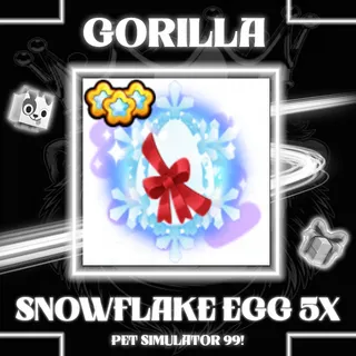 SNOWFLAKE EGG