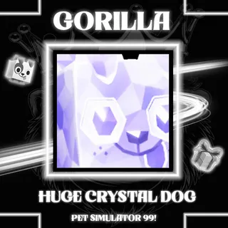 1x Huge Crystal Dog