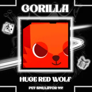 200x HUGE RED WOLF