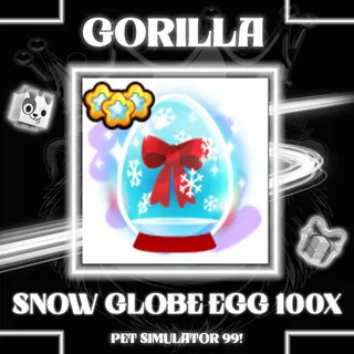 EXCLUSIVE SNOW GLOBE EGG