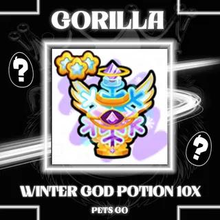 WINTER GOD POTION PETS GO