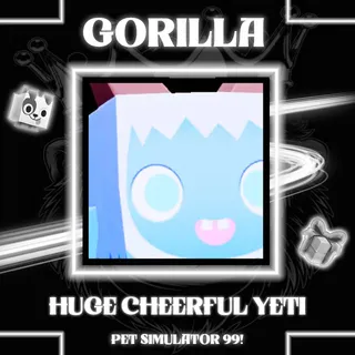 1x Huge Cheerful Yeti