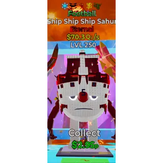 Football ship ship sahur 5 traits 70.3 Qi/S