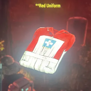 red asylum uniform