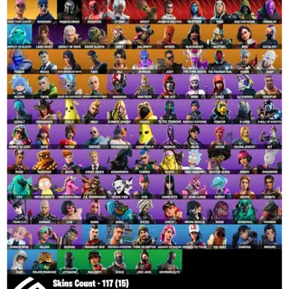 Fortnite Account - 117 Skins Save The World Founders + Calamity + Midas ✅ All Platforms 📧 Full Access