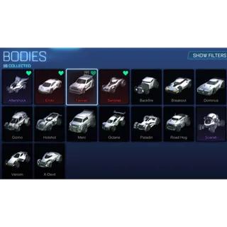 Rocket League Account > 16 Cars Fennec + Endo + Diamond 1 + More ✅ All Platforms 📧 Full Access