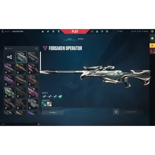 Valorant Account - Neptune Vandal + Forsaken Operator + 9 Agents 📧 Full Email Access