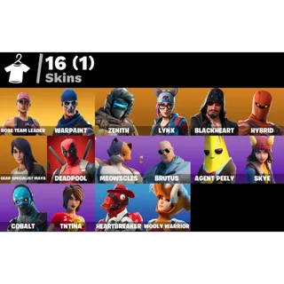 Fortnite Account - 16 Skins Save The World Deluxe Edition + Lynx + Deadpool ✅ All Platforms 📧 Full Access