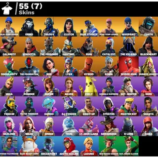 Fortnite Account - 55 Skins Save The World Founders Deluxe Edition + Blue Team Leader ✅ All Platforms 📧 Full Access