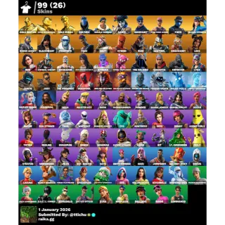 Fortnite : 99 Skins Save The World Ultimate Edition | Royale Bomber | Dante ✅ All Platforms 📑 Full Access