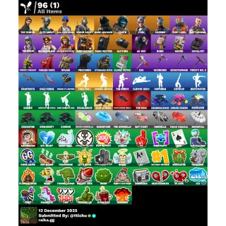 Fortnite : 13 Skins The Reaper | Blue Team Leader | Rogue Agent | Lynx | Carbide + 850 VB ✅ All Platforms 📑 Full Access