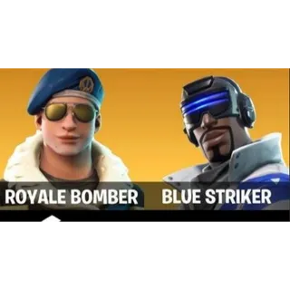 Fortnite Account - 2 Skins Royale Bomber + Blue Striker + 600 V-Bucks ✅ All Platforms 📧 Full Access