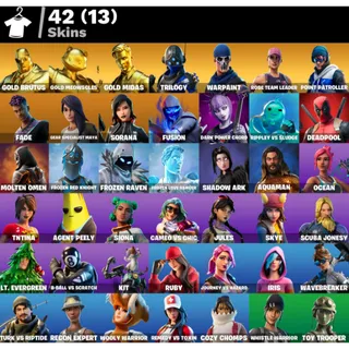 Fortnite Account - 42 Skins Save The World Founders Deluxe Edition + Fade + Iris ✅ All Platforms 📧 Full Access