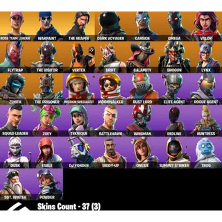 Fortnite Account - 37 Skins Save The World Founders + The Reaper + Mako + 1500 V-Bucks ✅ All Platforms 📧 Full Access
