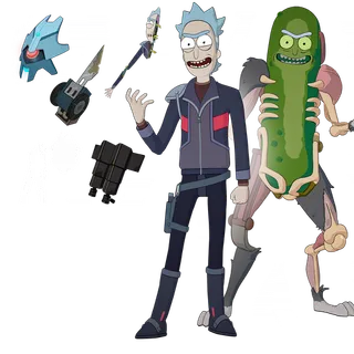 Fortnite Rick Prime & Pickle Rick Bundle