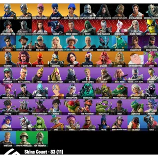 Fortnite Account - 83 Skins Save The World Founders + Blue Squire + Royale Knight + 1300 V-Bucks ✅ All Platforms 📧 Full Access