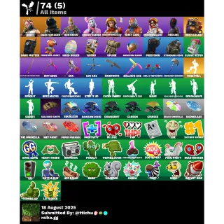 Fortnite : 8 Skins Drift | Moonwalker | Take The L  + 250 V-Bucks ✅ All Platforms 📑 Full Access