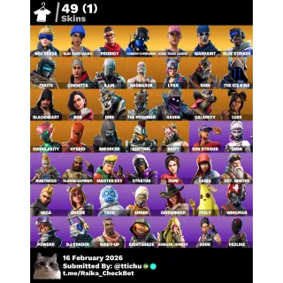 Fortnite : 49 Skins Save The World Founders Deluxe Editon | Neo Versa + 1650 V-Bucks ✅ All Platforms 📧 Full Access