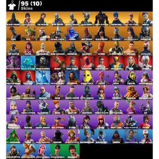 Fortnite Account > 95 Skins Black Knight + Save The World Founders + The Reaper + Mako + Floss ✅ All Platforms 📧 Full Access