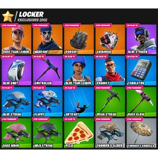 Fortnite Account - 56 Skins Save The World Founders Super Deluxe + Elite Agent + Take The L + 1450 V-Bucks ✅ All Platforms