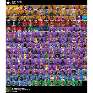 Fortnite : 224 Skins Tiki Tackler | Drift | Moxie | Aura | Yuki | Zadie + 900 V-Bucks ✅ All Platforms 📑 Full Access