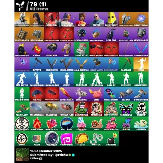 Fortnite : 7 SKINS Rogue Spider Knight | Gear Specialist Maya | Deadpool | Meowscles + 900VB ✅ All Platforms 📑 Full Access