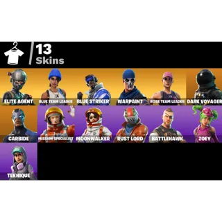 Fortnite Account - 13 Skins Save The World Founders Deluxe Edition + Take The L + 1200 V-Bucks ✅ All Platforms 📧 Full Access