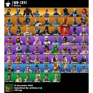 Fortnite : 69 Skins Save The World Founders | The Reaper | Omega (stage 5) + 450 V-Bucks ✅ All Platforms 📑 Full Access