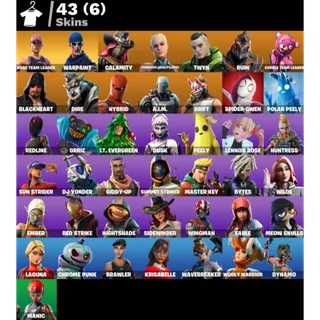 Fortnite Account - 43 Skins Save The World Founders Deluxe Edition + Calamity ✅ All Platforms 📧 Full Access