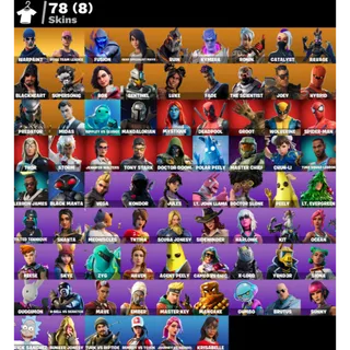 Fortnite Account - 78 Skins Save The World Founders Deluxe Edition + Chun-Li + Midas ✅ All Platforms 📧 Full Access