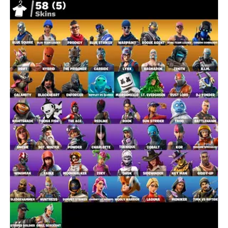 Fortnite Account - 58 Skins Save The World Founders Deluxe Edition + Blue Squire + Take The L ✅ All Platforms 📧 Full Access