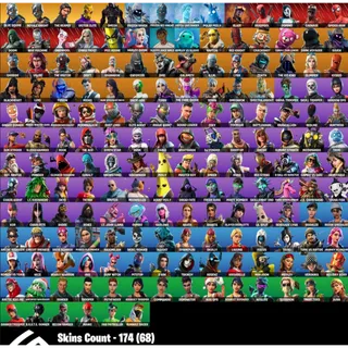 Fortnite Account - 174 Skins Blue Squire + The Reaper + Take The L + FLoss ✅ All Platforms