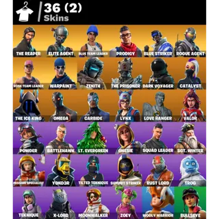 Fortnite Account - 36 Skins Save The World Founders Super Deluxe + The Reaper + 1400 V-Bucks ✅ All Platforms 📧 Full Access