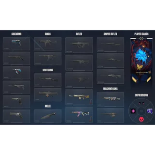 Valorant Account - Gold 1 + Prime Phantom + Glitchpop Vandal