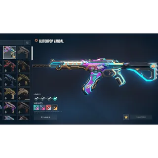 Valorant Account - Glitchpop Vandal + 625 Valorant Points