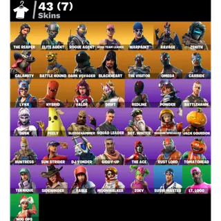 Fortnite Account - 43 Skins Save The World Founders Super Deluxe Edition + The Reaper ✅ All Platforms 📧 Full Access