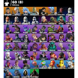 Fortnite Account > 60 Skins The Ageless + Mizuki + Nezumi + Spectra Knight + Era ✅ All Platforms 📧 Full Access