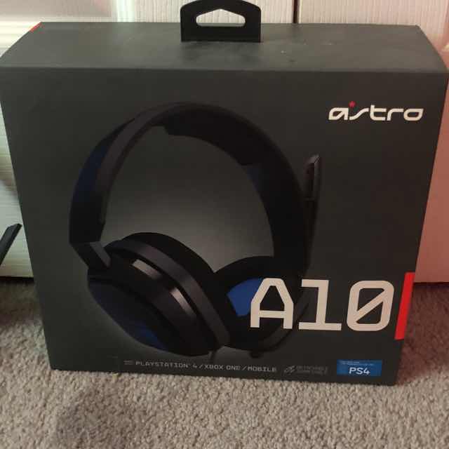 Astro A10 Blue Never Used Works W Xbox Ps4 Pc Headsets Mics Accessories New Gameflip