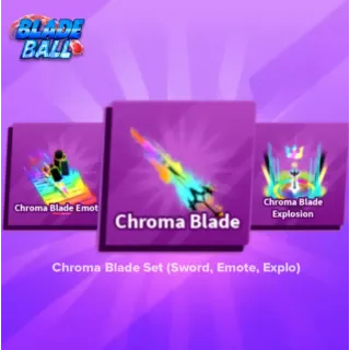 CHROMA BLADE SET (🔔 LIMITED SUPPLY! 🔔) (INSTANT DELIVERY)