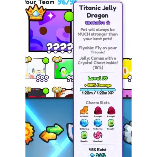 Titanic Jelly Dragon Pet Sim 99 