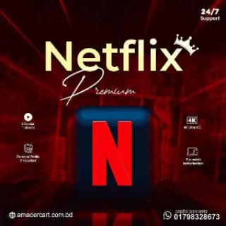 Netflix Premium 4K UHD | 6 Months Warranty | Personal| No VPN Required