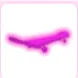 NEON pink skateboard