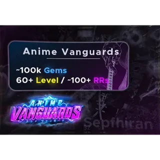 ⭐Anime Vanguards⭐100-150k Gems  Acc