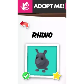 RHINO MFR ADOPT ME PETS