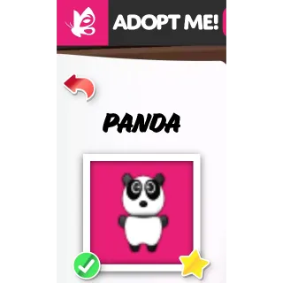 PANDA FR ADOPT ME PETS